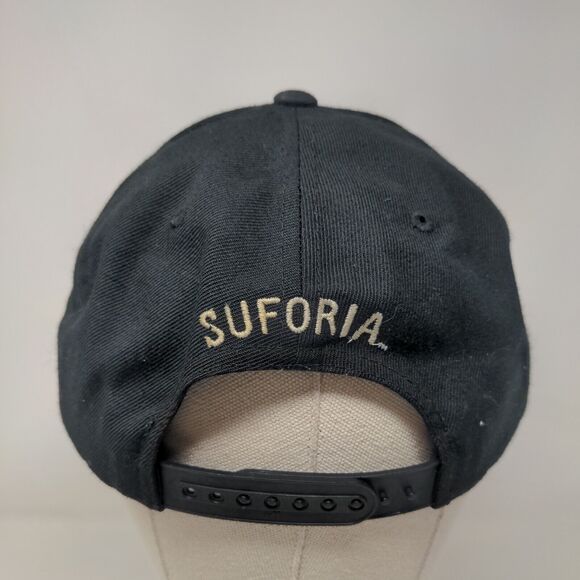 Sxxxxx1 Suforia Snapback Hat Black One Size Embroidered Adjustable Yupoong - Picture 5 of 8